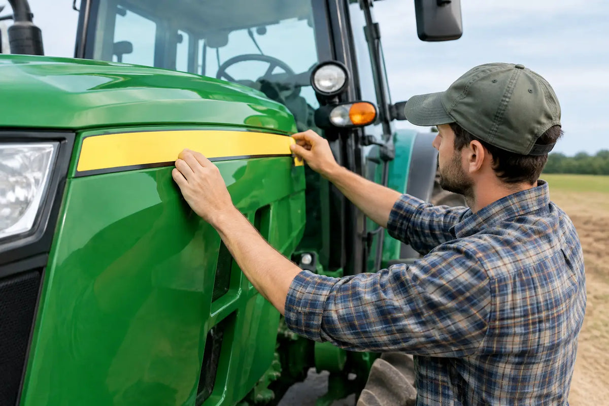 How to Replace Agricultural Tractor Markings