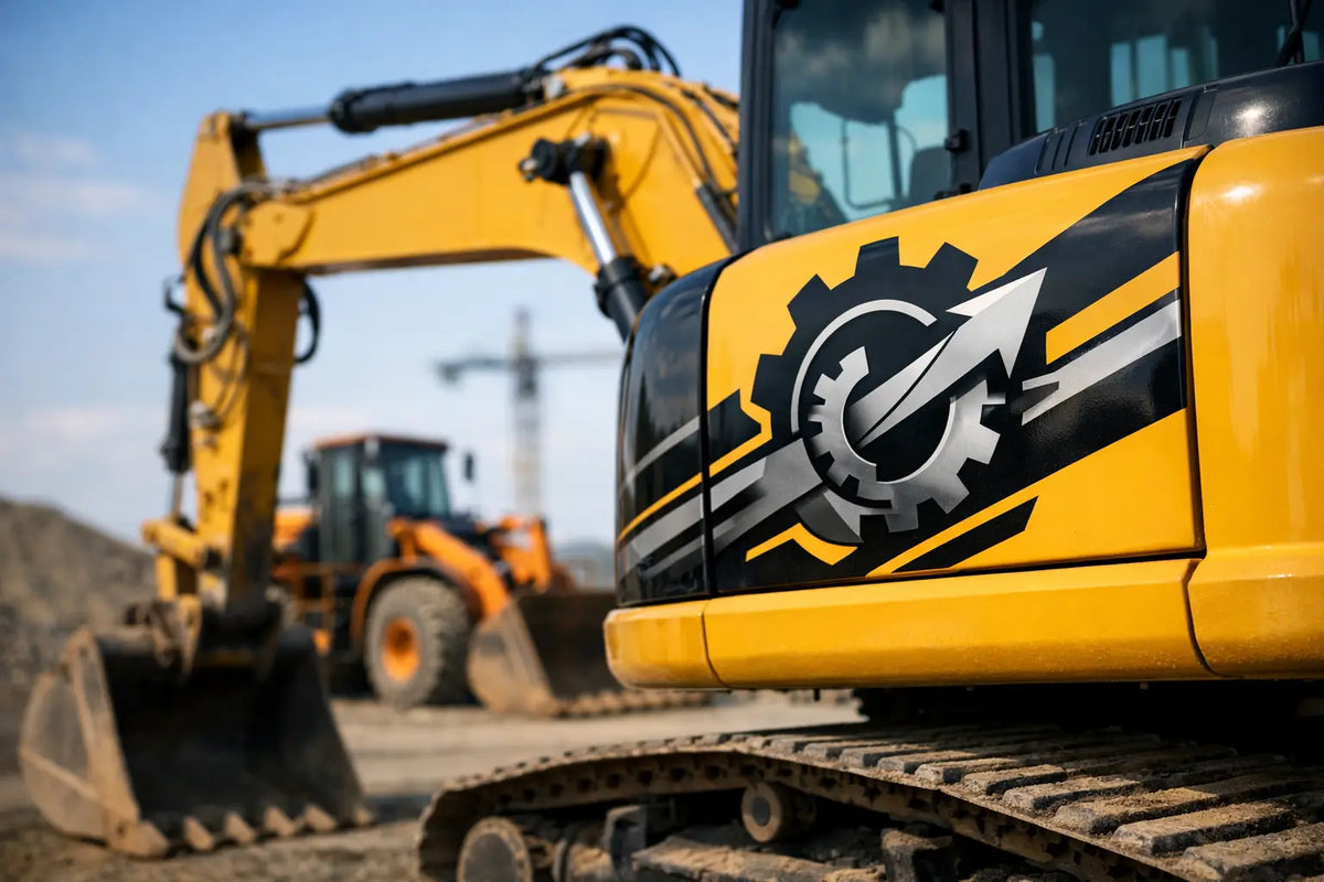 Stickers voor machines die bestand zijn tegen intensief gebruik