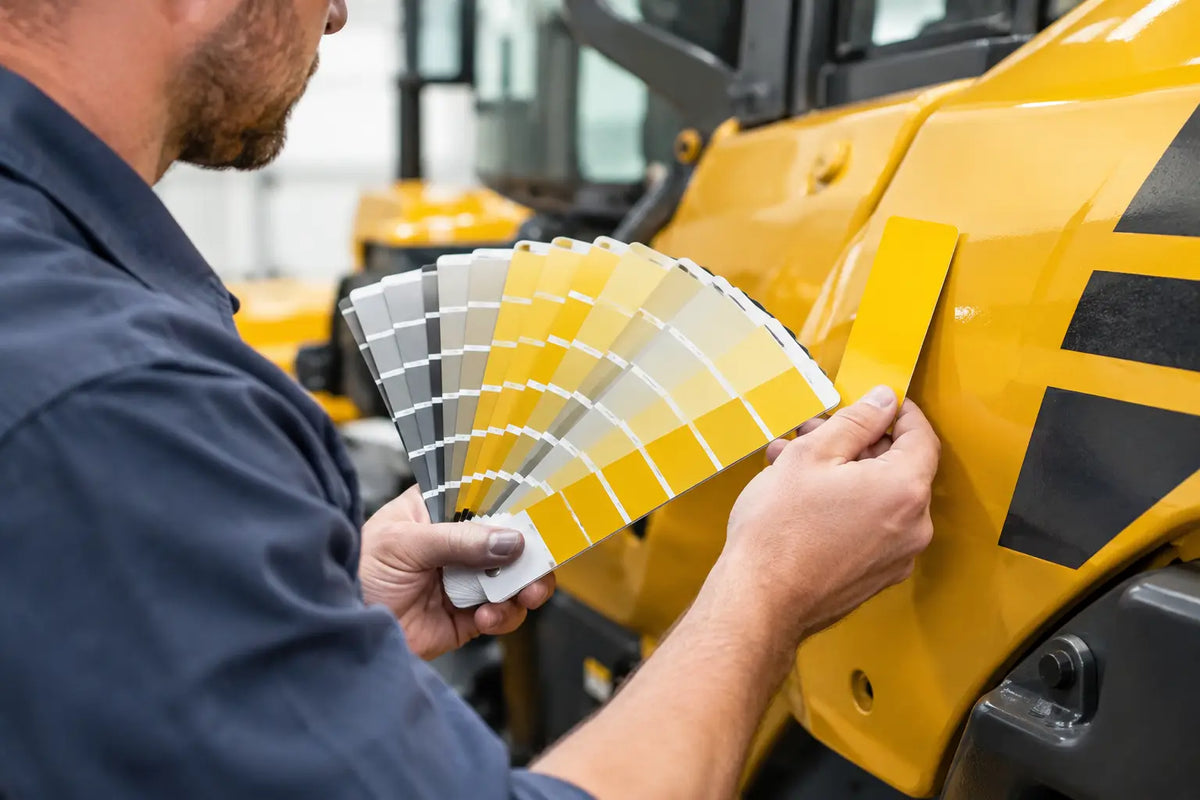 Decal Color Matching for Equipment Restoration