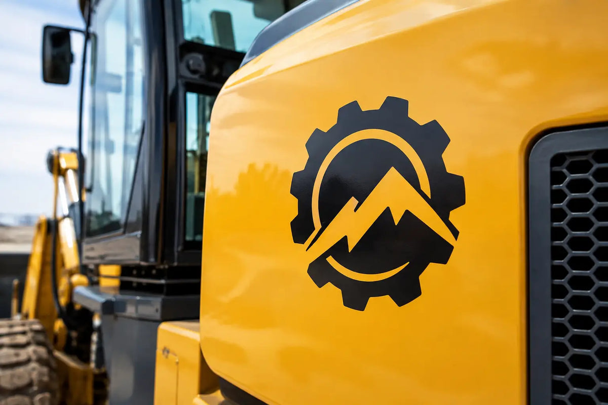 How to Design Equipment Logo Decals That Last