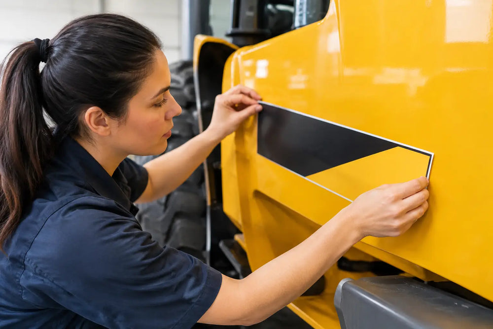 Equipment Decal Sizing for a Proper Fit