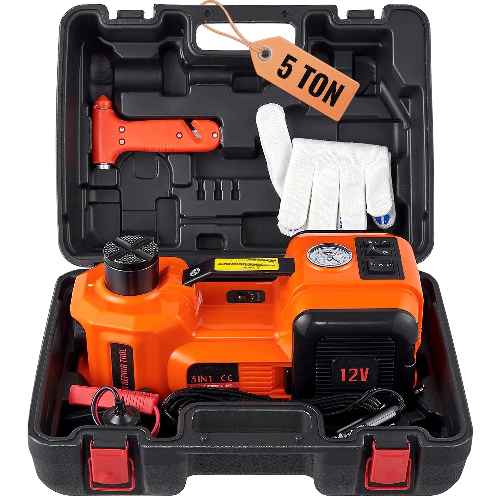 Portable Electric Hydraulic Jack Kit