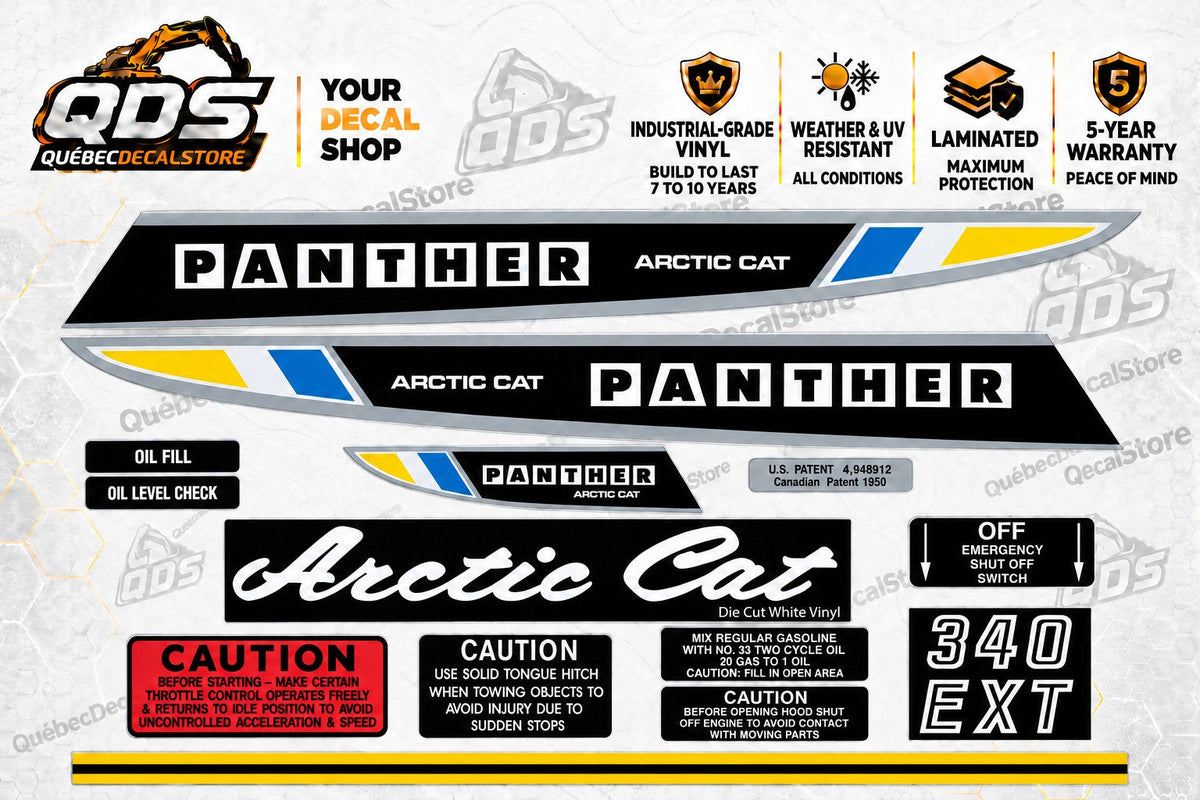SNOWMOBILE DECAL KITS