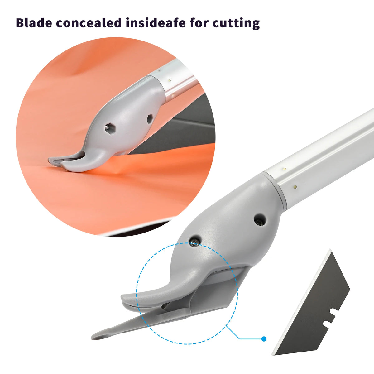 FOSHIO 74 cm Long-Handle Vinyl & Liner Cutter
