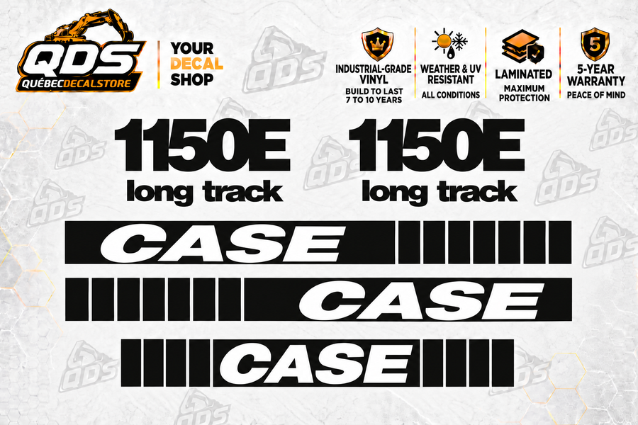 Case 1150E Dozer Decal Kit
