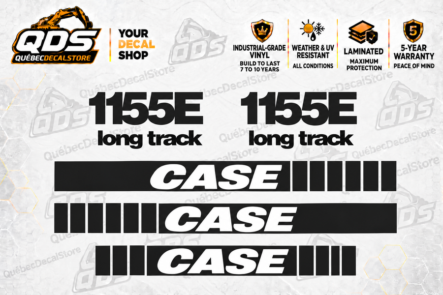 Case 1155E Dozer Decal Kit