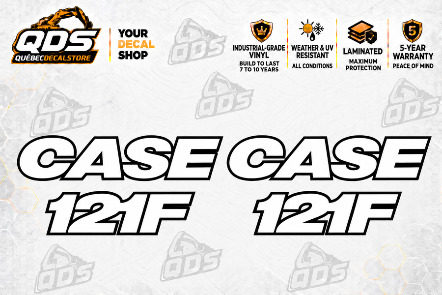 Case 121F Wheel Loader Decal Kit