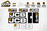 JCB 210 Super replacement decal set — QuébecDecalStore