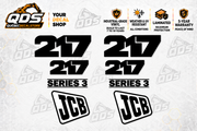 JCB 217 replacement decal set — QuébecDecalStore