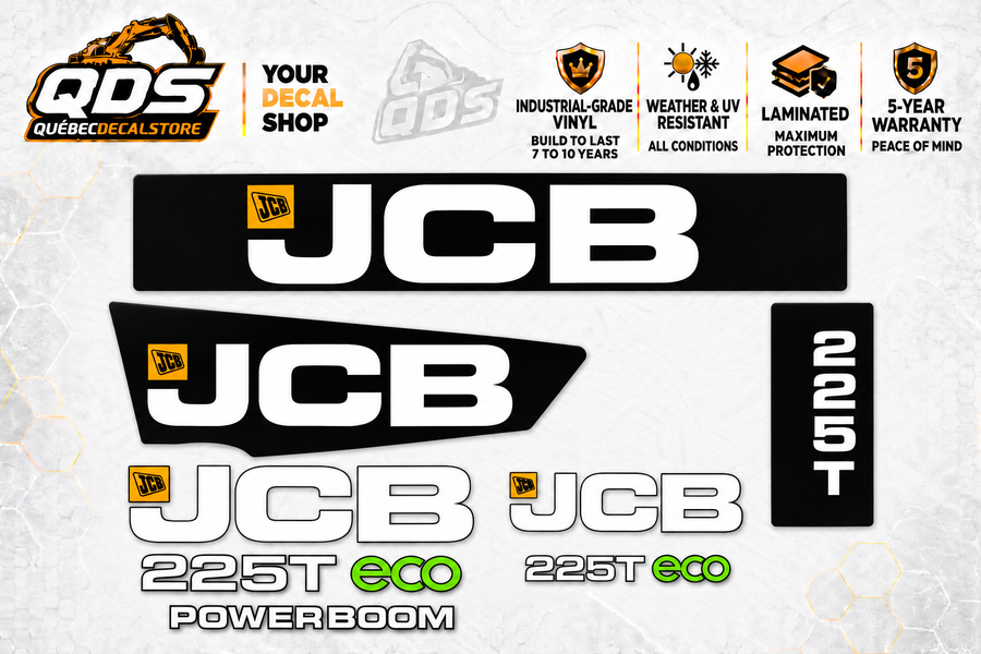 JCB 225T Skid Steer Decal Kit