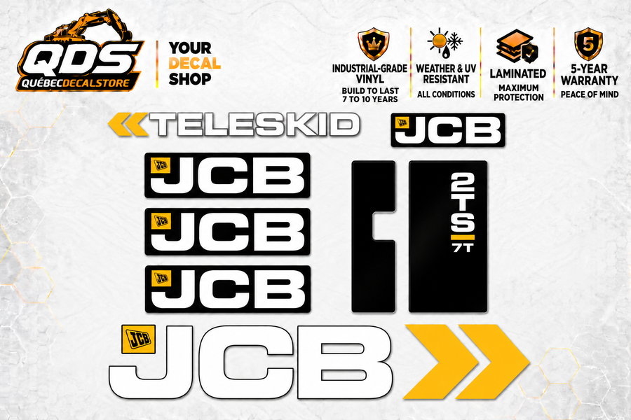 JCB 2TS-7T Teleskid Decal Kit
