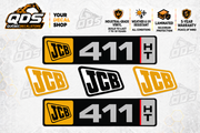 JCB 411 HT Wheel Loader Decal Kit