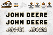 John Deere 440A Skidder Identification Decal Kit
