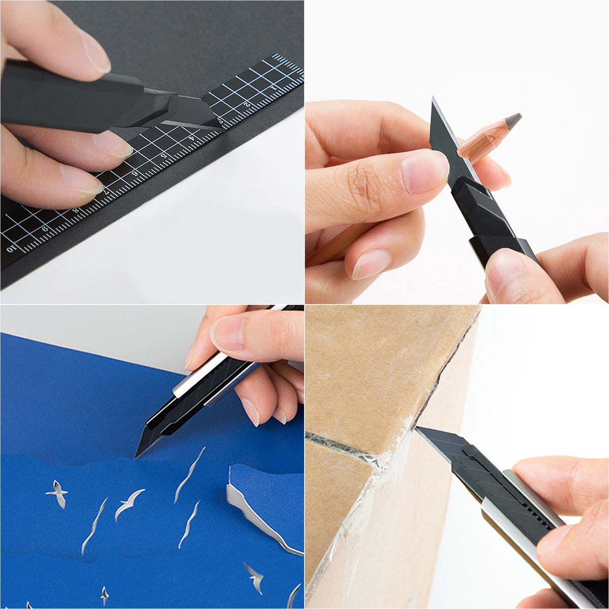 FOSHIO 9 mm Snap-Off Blades – 30° / 60° – 50 / 100 Pack