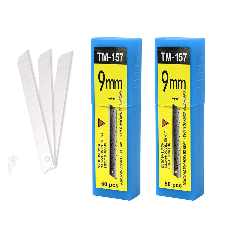 FOSHIO 9 mm Snap-Off Blades – 30° / 60° – 50 / 100 Pack