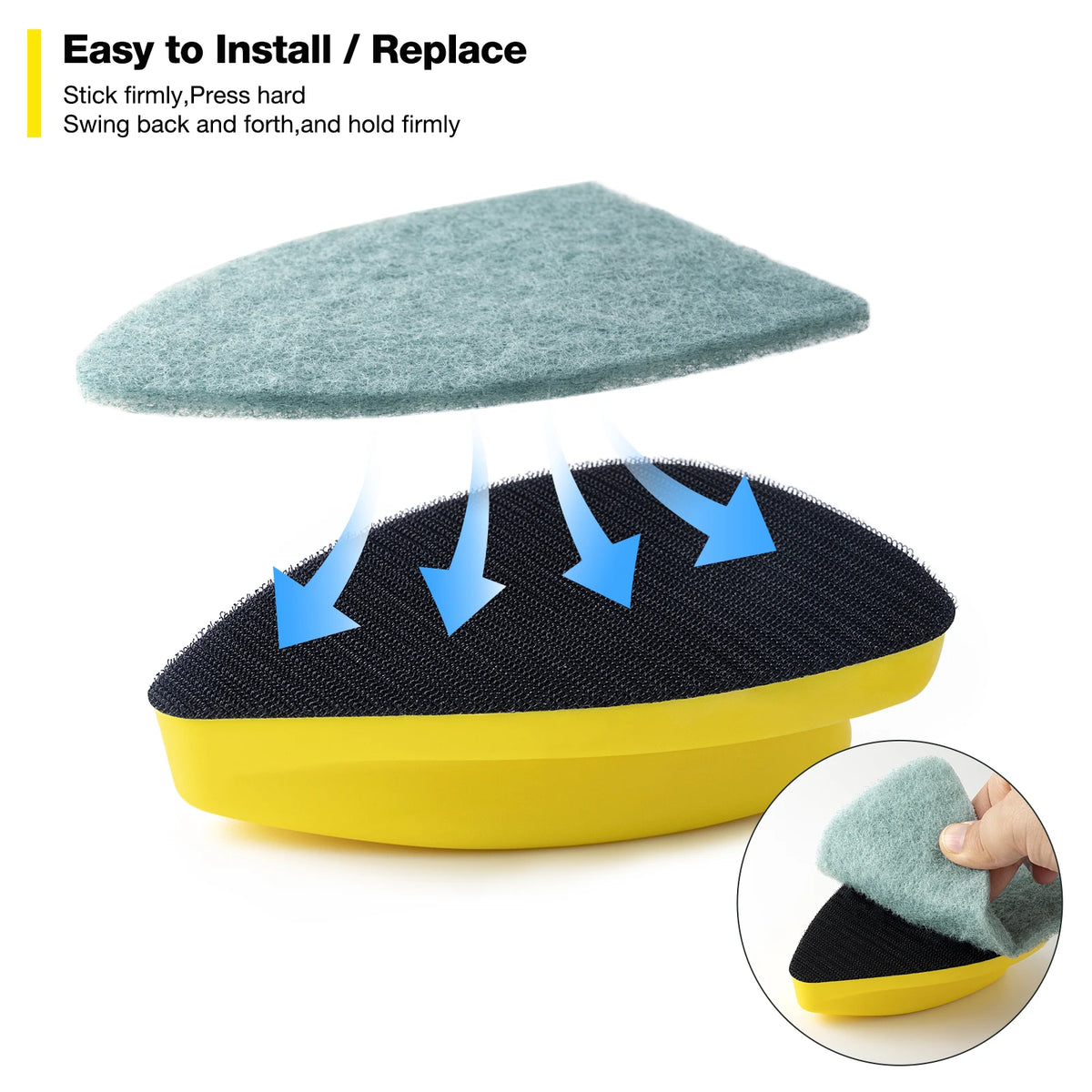 FOSHIO Glass Cleaning Kit & Replacement Pads