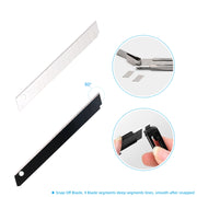FOSHIO 9 mm Snap-Off Blades – 30° / 60° – 50 / 100 Pack