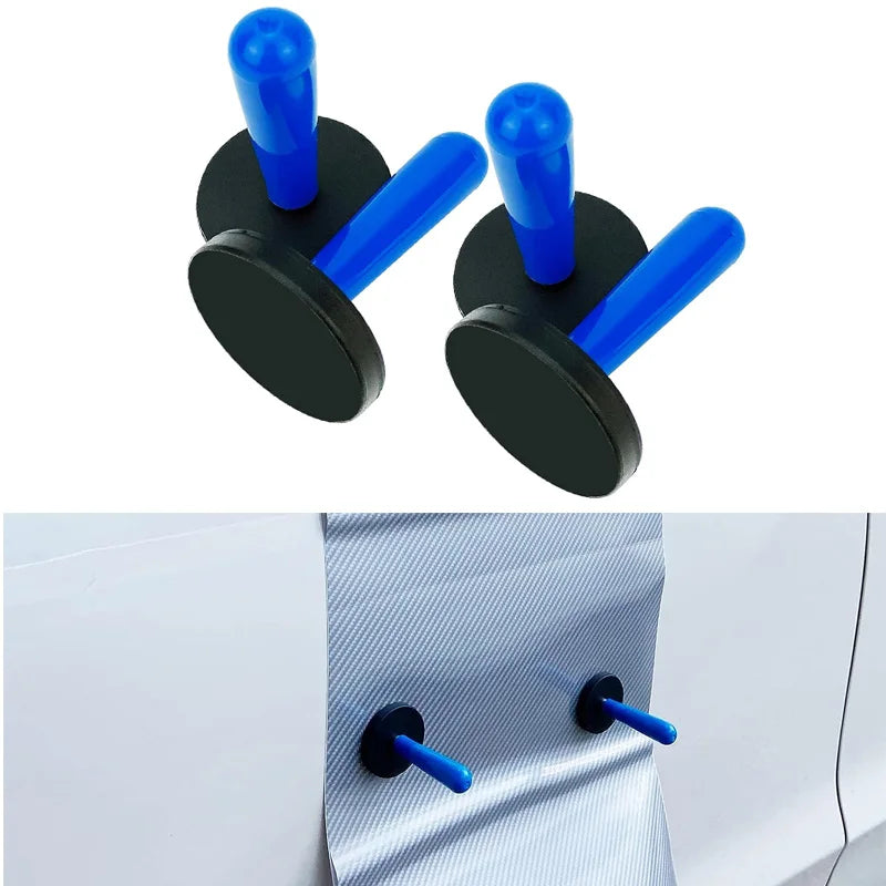 Four piece magnetic holder set for vinyl wrap installation