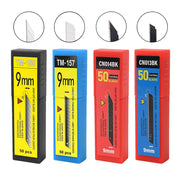 FOSHIO 9 mm Snap-Off Blades – 30° / 60° – 50 / 100 Pack