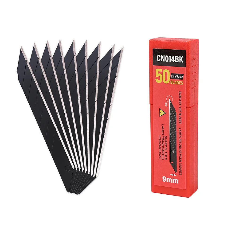 FOSHIO 9 mm Snap-Off Blades – 30° / 60° – 50 / 100 Pack