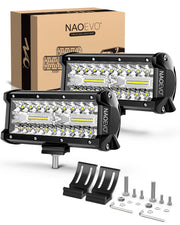 NAOEVO 7-Inch LED Work Light Kit – 12V/24V – product image