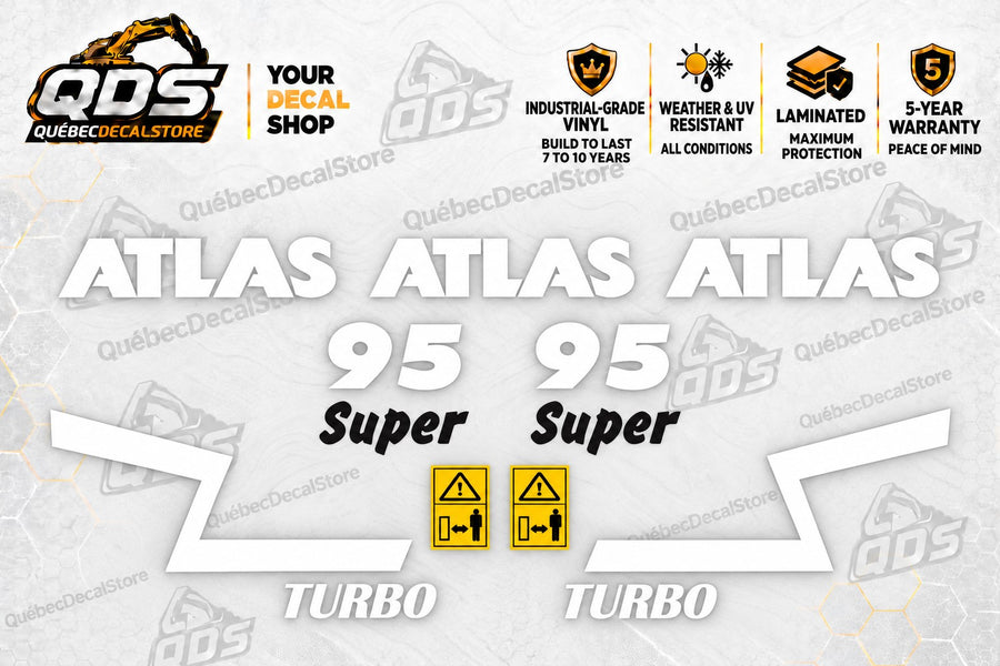 Atlas AR95 Super Turbo Wheel Loader Decal Kit