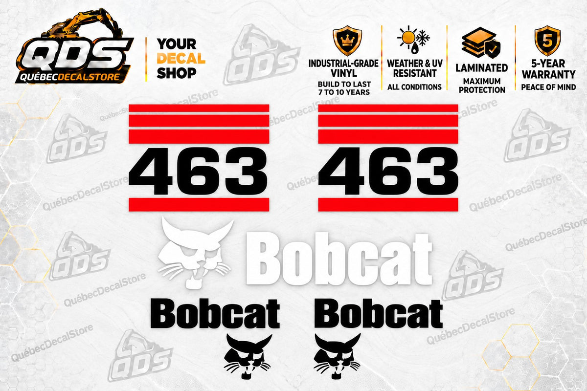 Kit de calcomanías para Bobcat 463