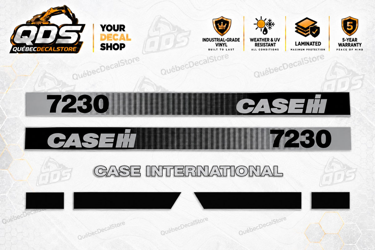 Aufklebersatz für Case IH 7230 Magnum – Traktor