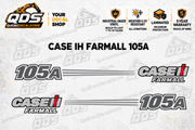 Case IH Farmall 105A Tractor Decal Kit | QDS