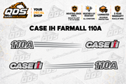 Case IH Farmall 110A Tractor Decal Kit | QDS