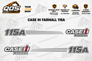 Case IH Farmall 115A Tractor Decal Kit | QDS