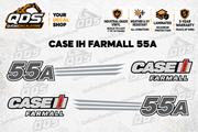 Case IH Farmall 55A Tractor Decal Kit | QDS