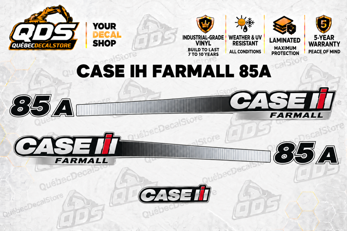Case IH Farmall 85A Tractor Decal Kit | QDS