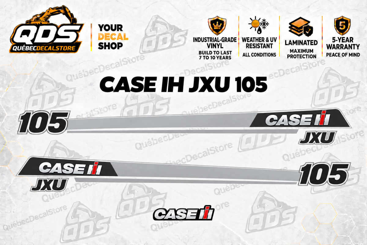 Case IH JXU 105 Tractor Decal Kit | QDS