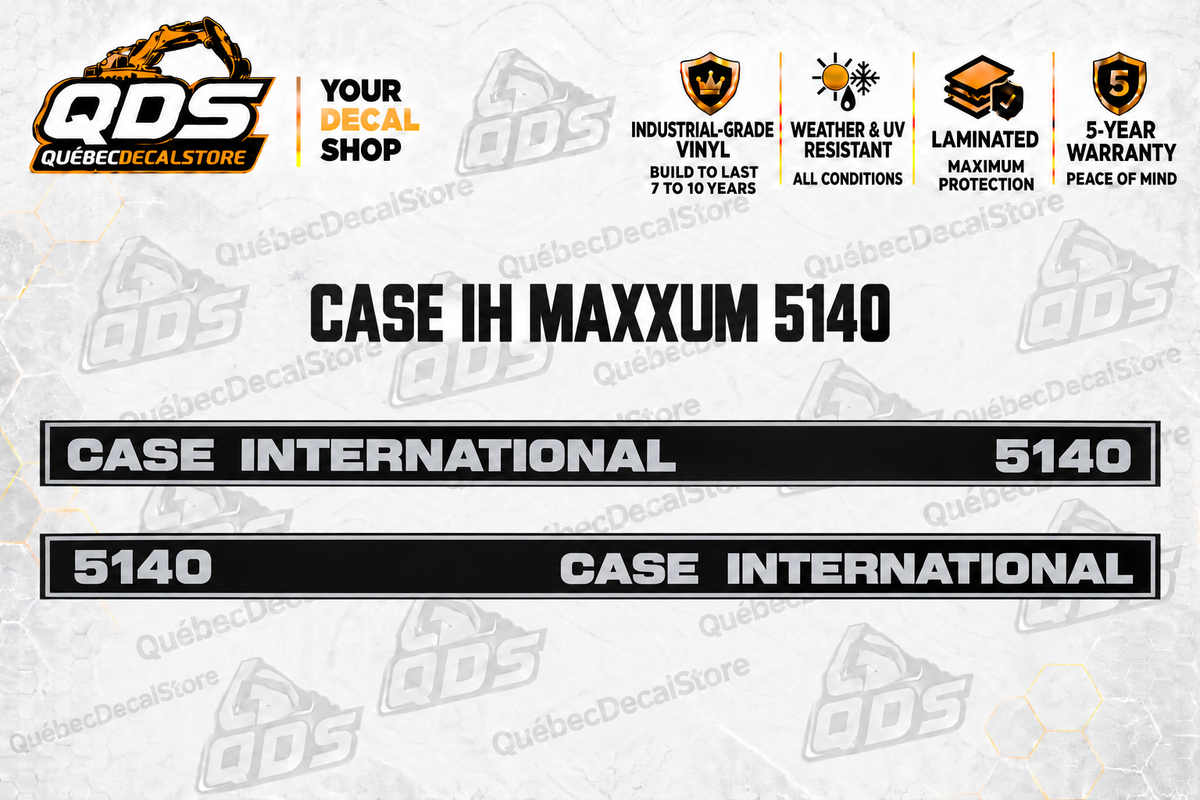 Case IH Maxxum 5140 Tractor Decal Kit | QDS