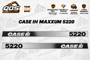 Case IH Maxxum 5220 aftermarket decal kit concept preview; fitment and dimensions require confirmation before production