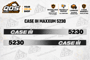 Case IH Maxxum 5230 Tractor Decal Kit | QDS