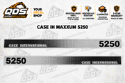 Case IH Maxxum 5250 aftermarket decal kit concept preview; fitment and dimensions require confirmation before production
