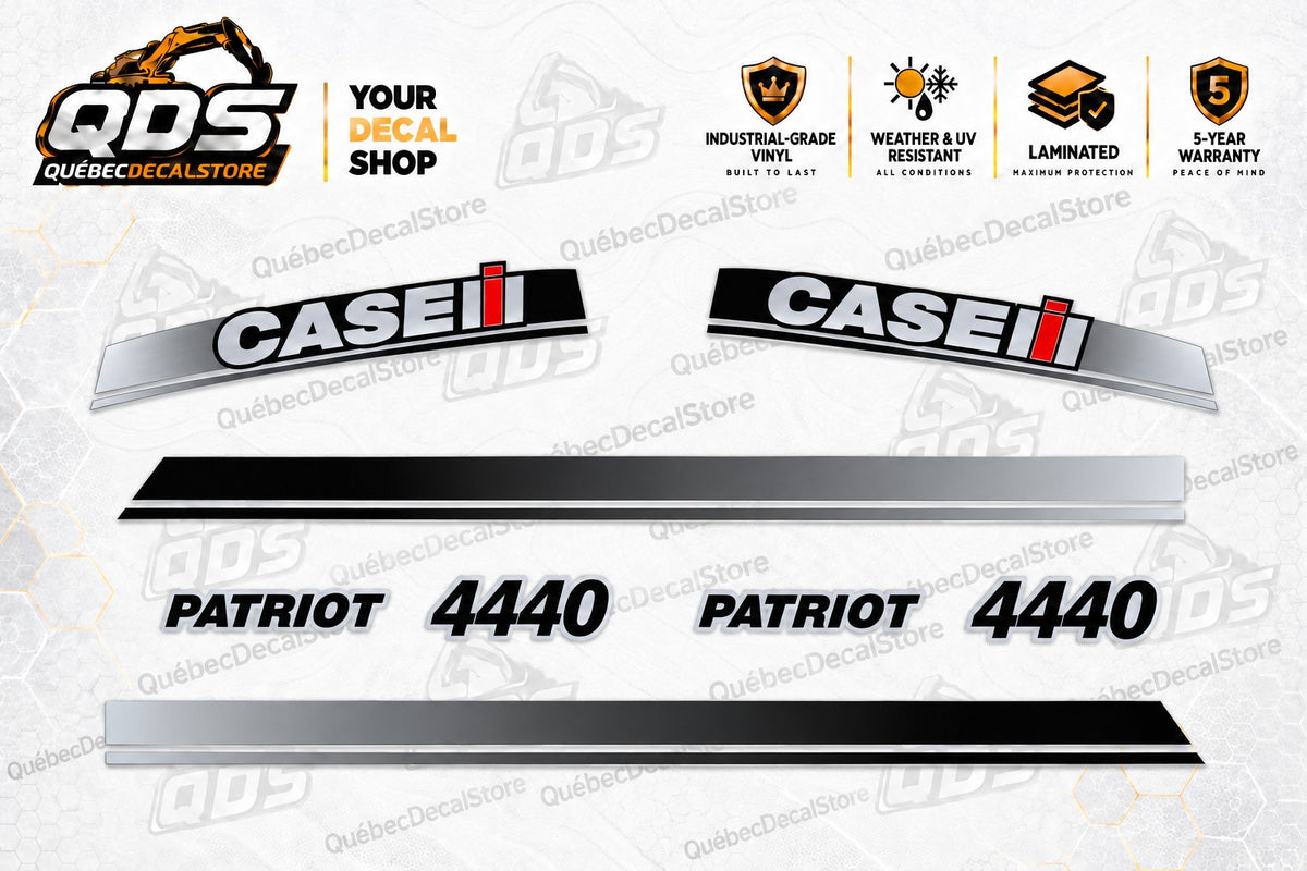 طقم ملصقات آلة الرش CASE IH Patriot 4440