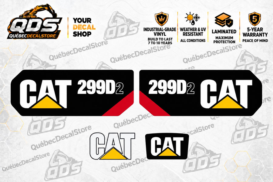 Caterpillar 299D2 Compact Track Loader Decal Kit