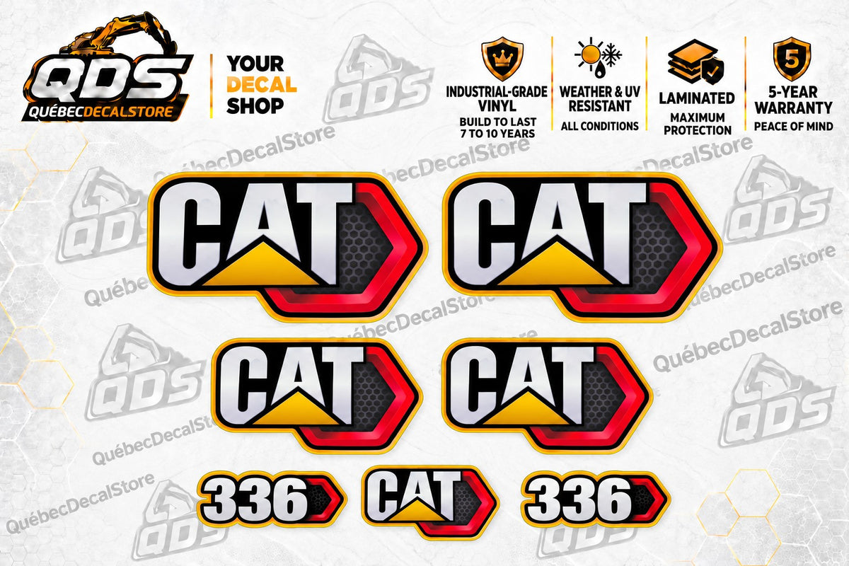 Caterpillar 336 Next Gen Excavator Decal Kit