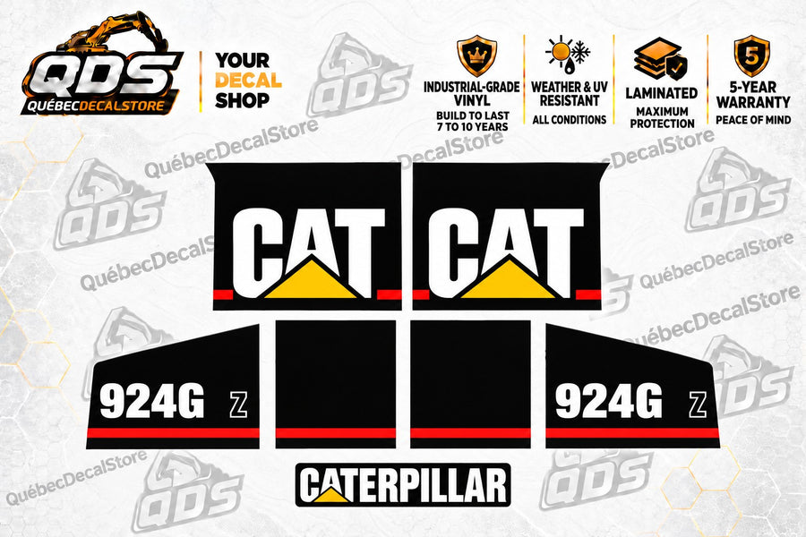 Caterpillar 924G Z Wheel Loader Decal Kit