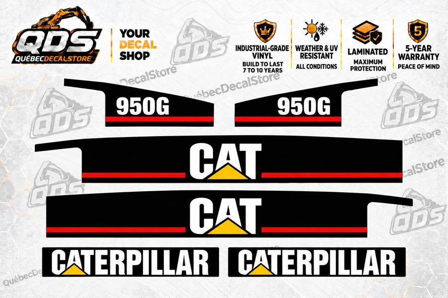 طقم ملصقات Caterpillar 950G – لودر بعجلات