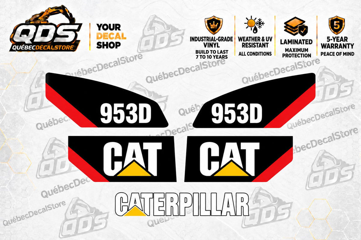 Caterpillar 953D Track Loader Decal Kit