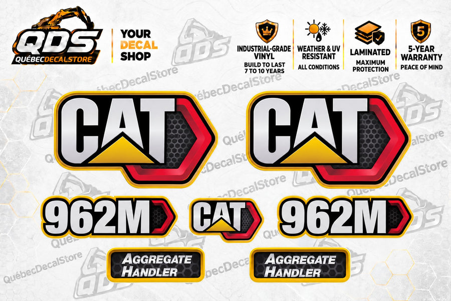 Caterpillar 962M Next Gen Wheel Loader Decal Kit – Aggregate Handler