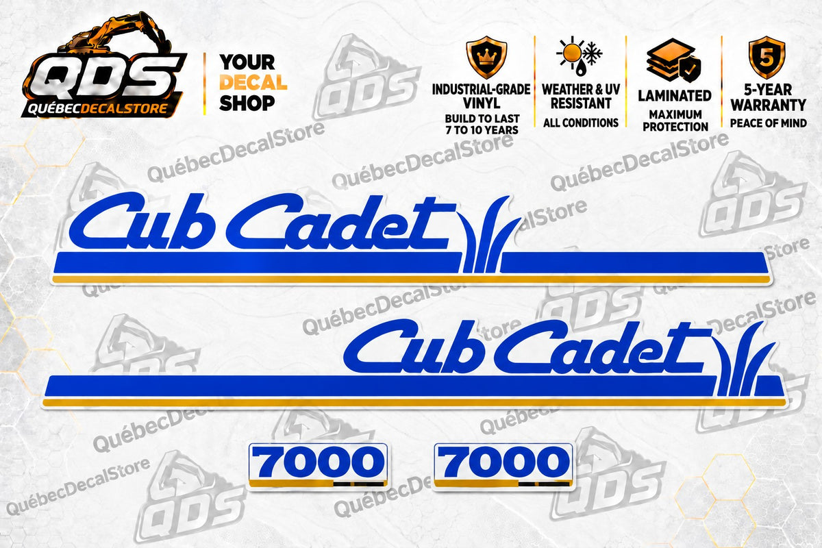 Kit adesivi per Cub Cadet 7000