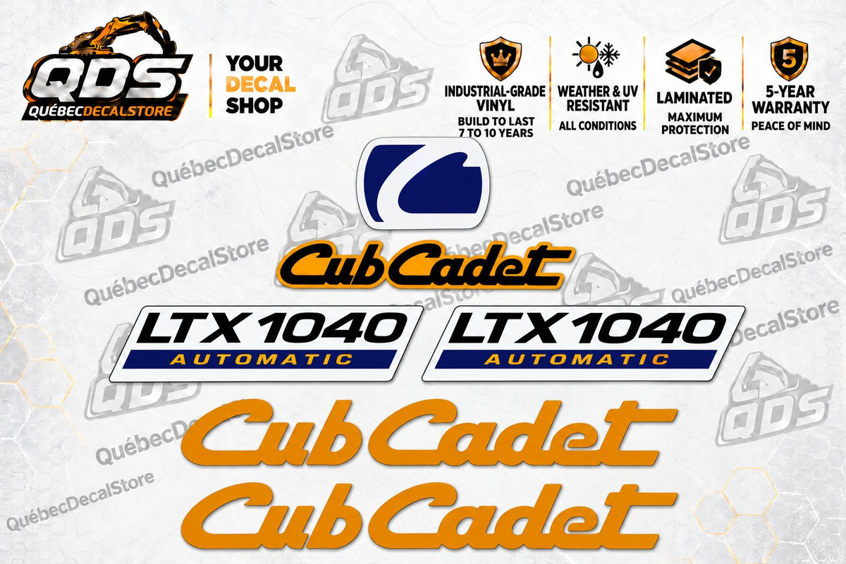 Aufklebersatz für Cub Cadet LTX1040