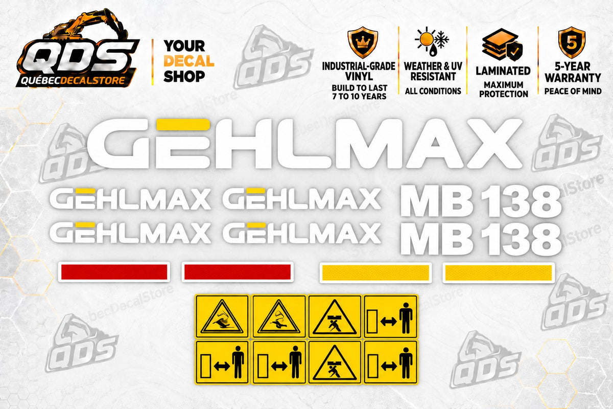 Aufklebersatz für Gehlmax MB138