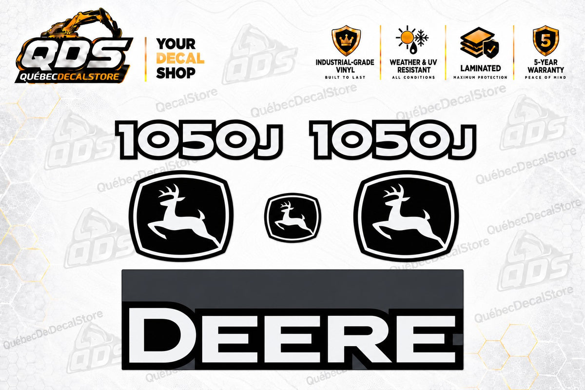 John Deere 1050J Crawler Dozer Decal Kit