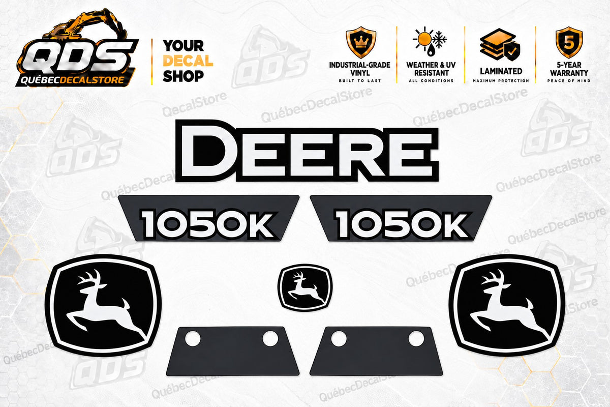 John Deere 1050K Crawler Dozer Decal Kit